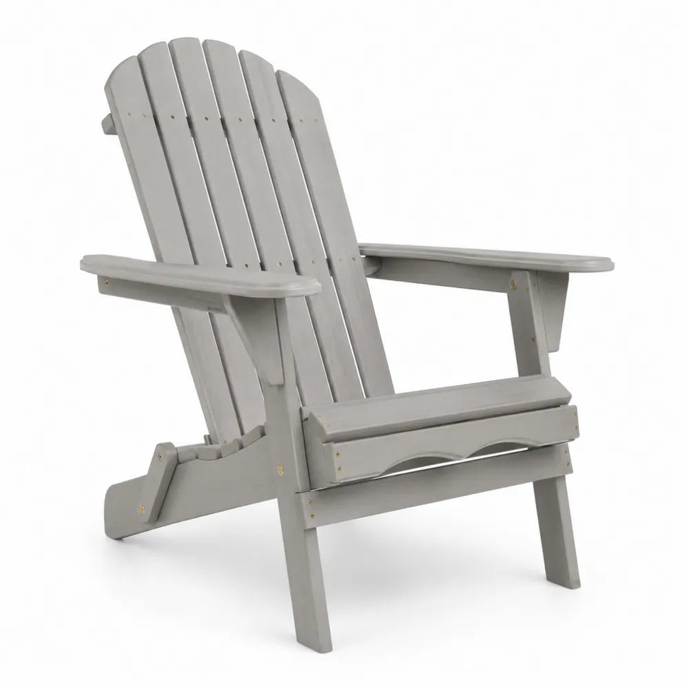 Chaise Adirondack en Bois Gris