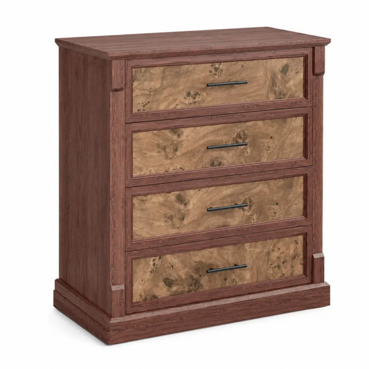 Commode en bois avec 4 tiroirs